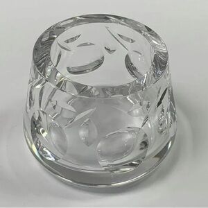 Oreffors signed cherry 🍒 bowl heavy crystal candy dish vase